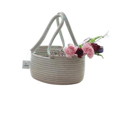 China Cotton Viable Basket Storage Special Offer Clearance ICEBLUE HD Colorful Woven Basket for sale