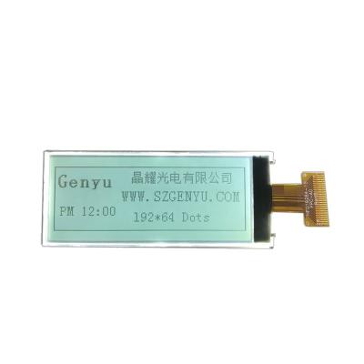 China FSTN Custom LCD Display Strips 19264 Graphics LCD DOT Type 192x64 Dot Matrix Display 32.75*79.8*3.5 mm for sale