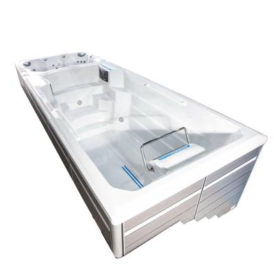 China Freestanding Acrylic Swimming Pool With Swim Machine Hydraulic System For Fitness And Exercise BG-6659 for sale