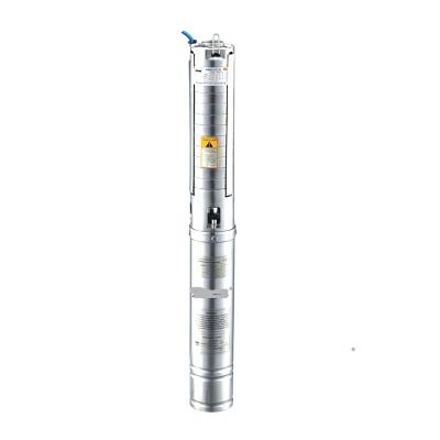 China Family Homes SW4SSM3 06-0.37 4Inch 0.5hp 38M 3m3/h 220V Stainless Steel Submersible Deep Well Pump With Electric Corrugated Box for sale