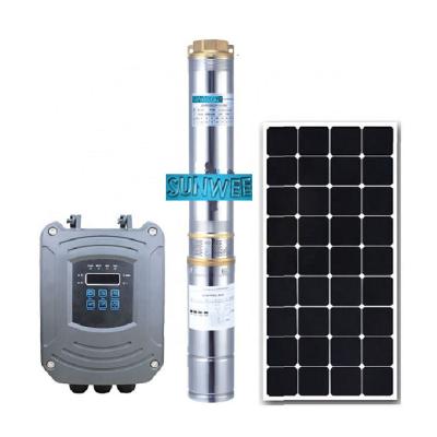 China Family Homes - 48V 500W 60M Solar Powered Water Pump Stainless Steel Manufacturer With Competitive Price Energy Saving Efficient for sale