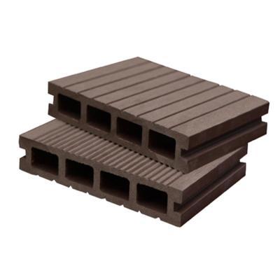 China Senbao China hollow floor modern waterproof outdoor composite decking wpc for sale