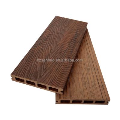 China Senbao China WPC Modern Bamboo Plastic Outdoor Artificial Wood Decking / Anti-UV Flooring for sale