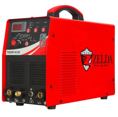 China Hot Selling AC 250a AC DC Portable Aluminum Inverter Welding Machine High Performance Inverter TIG Welder for sale