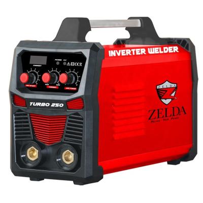 China Start 250a Portable INVERTER Arc Welding Machine Single Phase Hot Metal Arc Welder Manual Soldador for sale