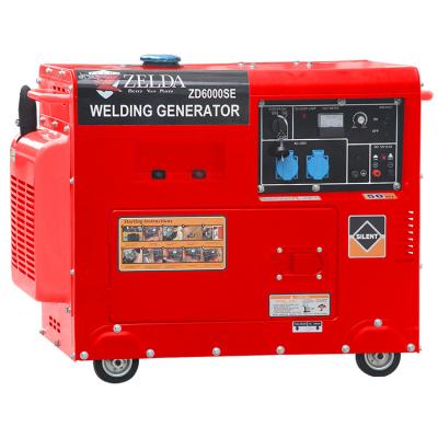 China Hotels Outdoor Welding Machine With Convenient Welding Generator ZD6000SE Other Arc Welder for sale