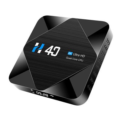 China Set Top Box Android TV Box Install Box Youtube Netflix Support 4K 6K HD 3D Video and Game Wifi BT H40 H40 HONGTOP Media H40 for sale