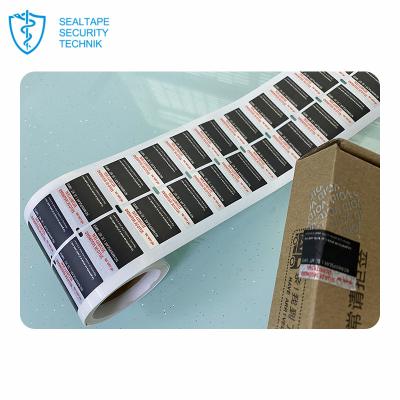 China Waterproof Generic Qr Foil Anti-Counterfeit Silver White Packing Seals Empty Security Open Stickers For Wine Box for sale