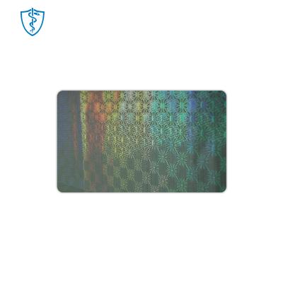 China College Holographic Certificate 3D Transparent Laser Security Hologram Anti Fake Overlaid Stickers Mark For ID Card for sale