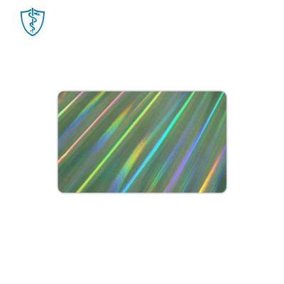 China Hologram Security Acrylic Coated Sticker with QR Code and Serial Number for sale