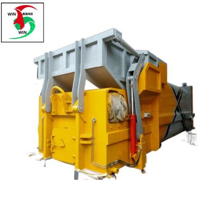 China Hotels Outdoor Steel Skipping Bins Crane Lift Waste Bins Industrial Garbage Compactor for sale