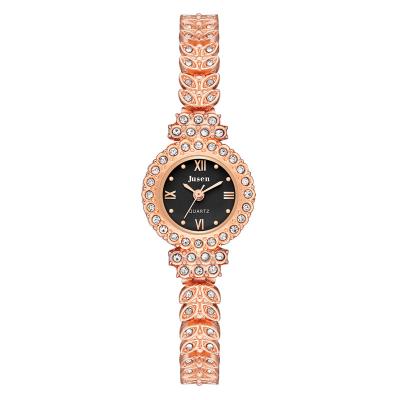 China Amazon Hot Sale Women's Diamond Wristwatch Analog Stainless Steel Elegant Luxury Watch Water Resistant For Girl for sale