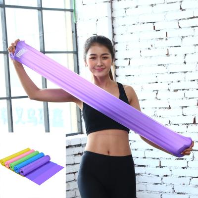 China Body Buliding Yoga Tension Band Elastic Band Fitness Latex Resistance Band Unisex for sale