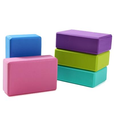 China Colored Bodybuilding EVA High-Density Environmental Protection Thickened Yoga Bricks for sale