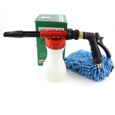 China Low Press Water Car Foam Gun Soap Foam Wash Blaster, Adjustable Ratio Dial Car Foam Snow Gun Fit Universal Standard Low Water Pressure Sprayer for sale