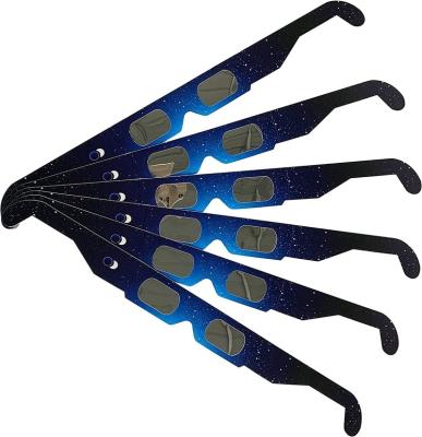China NASA approved safety solar eclipse glasses CE [factory direct sale] and ISO certified, eclipse shades protect eyes from harmful rays during eclipse for sale