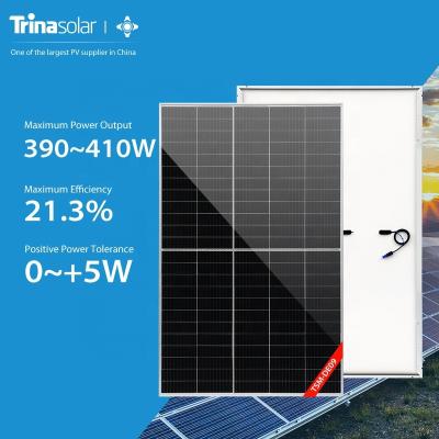 China EVA / POE Mono Solar Panels Trina Cells 390W 395W 400W 405W Paneles Solares Suppliers for sale