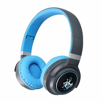 China Headband Amazon Earphones LED Wireless Headset With Memory Card Game Noise Canceling Stereo Wireless Earphone With Microphone for sale