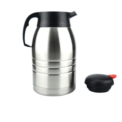 China Sustainable Heat Preservation Double Wall 304 Stainless Steel Flask Vacuum Tea Coffee Pot For Office for sale