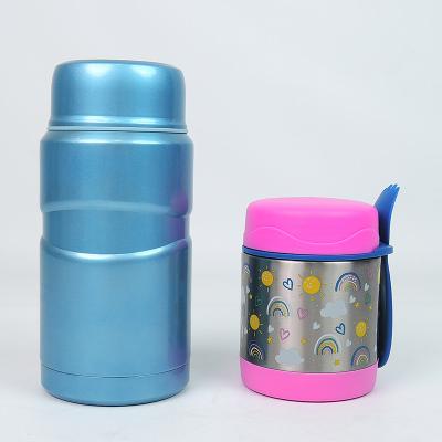 China High Quality Steamable Kids Stainless Steel Food Warmer Food Flask Vacuum Lunch Box Thermal Container for sale