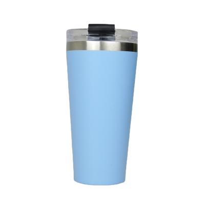 China 20OZ Cartoon Disposable Custom Powder Coated Stainless Steel Insulated Coffee Mugs Handle Double Wall Vacuum Tumbler Cup Horoscope for sale