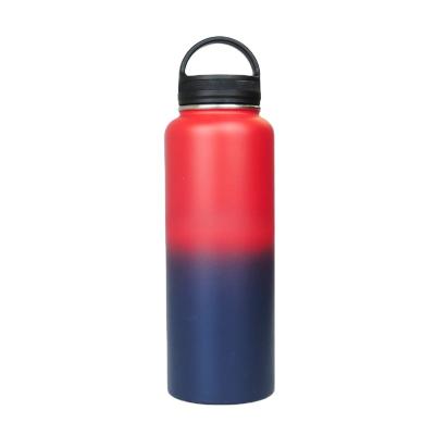 China Large bottle of water that respects the viable environment of sport stainless steel sports bicycle 32oz with the BPA lid freely for sale