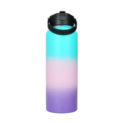 China Viable Stainless Steel Vaccuum Insulate Half Gallon Water Bottle Large Capacity 2L Flask Taza Termos for sale