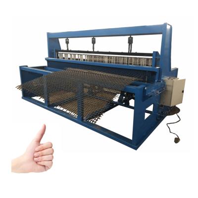 China 2-6mm semi automatic crimped wire mesh weaving machine for sale