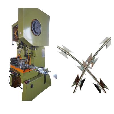 China Automatic razor barbed wire making machine / razor blade making machine manufacturing equipment for sale