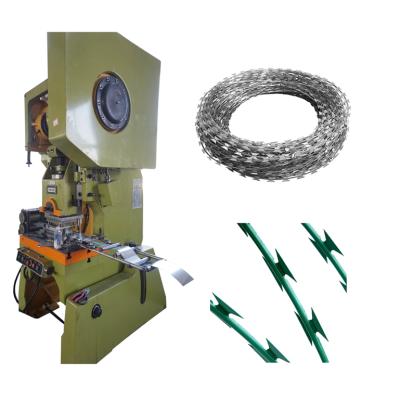 China Concertina barbed razor wire making machine for sale for sale