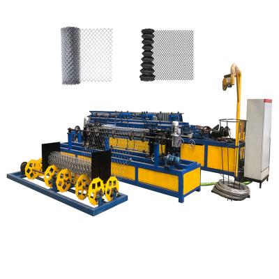 China Double spiral double molds chain link fence machine for sale