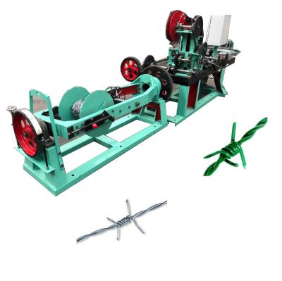 China Double strands barbed wire mesh machine for sale