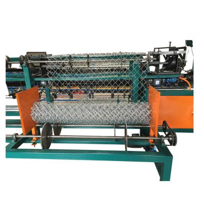 China fully automatic manual wire chain link fence making machine for sale