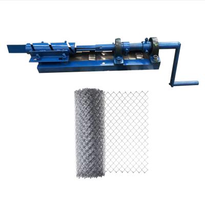 China Hand crank operated chain link Fence Making Machine for sale