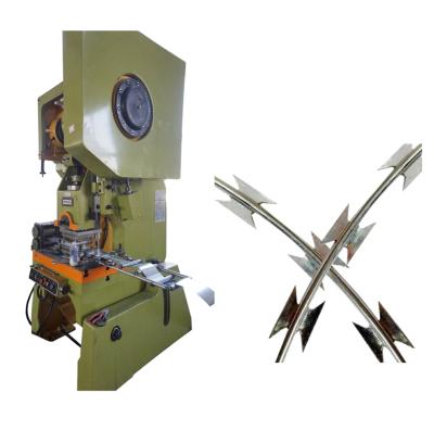 China High speed fully automatic concertina razor barbed wire making machine China manufacturer for sale