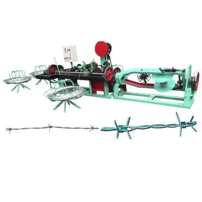 China Hot sale easy operate barbed wire machine make galvanized pvc wire for sale