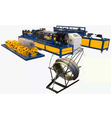 China hot sale single wire fully automatic chain link fence net making machine for sale