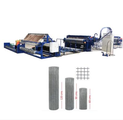 China Low price automatic welded wire roll mesh welding machine manufacture for sale