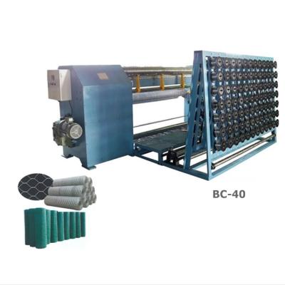 China Product line galvanized automatic hexagonal gabion stone cage wire mesh machine for sale