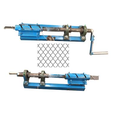 China Simple manual operation chain link fence making machine suppliers for sale