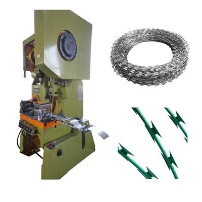 China Trade Assurance automatic concertina razor barbed wire mesh making machine for sale