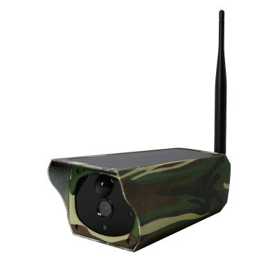 China Infrared Night Vision (Black and White Image) 1080P Wireless Waterproof Solar Powered Motion Sensor Cameras WiFi Outdoor Camouflage Disguise Human Security Camera for sale