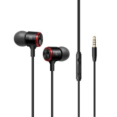 China In-Ear In-Ear Headphones Metal Stereo 3.5MM Wired HiFi Earphone With Extra MIC Bass Headphone earbuds for sale