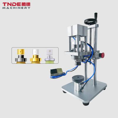 China TNDE Perfume Glass Bottle Machine Semi Automatic Bottle Pure Pneumatic Pneumatic Capping Machines for sale