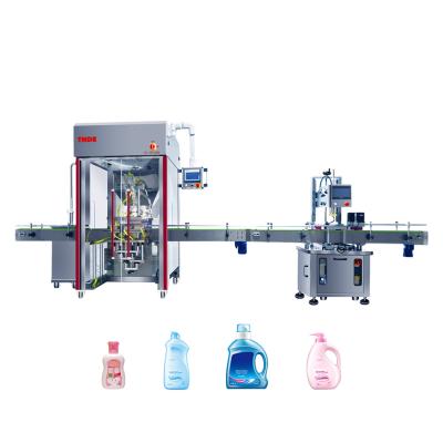 China Food Guangzhou Factory Honey Perfume Juice Paste Bottle Water Packaging And Automatic Cream Filling Machine (4/6/8 Heads) for sale