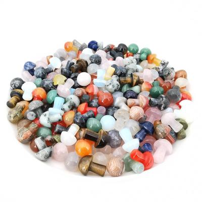 China China 2022 Best Seller Natural Gemstone Colorful Mushrooms For Kids for sale