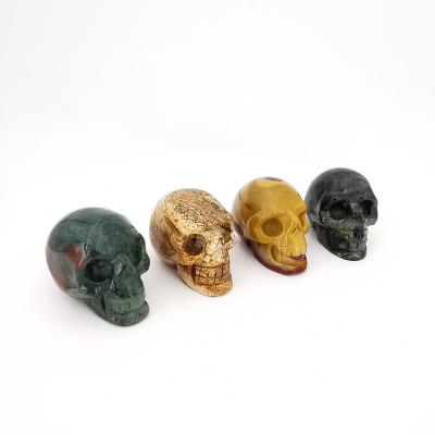 China 2022 China best selling natural gemstone skull for home decoration for sale