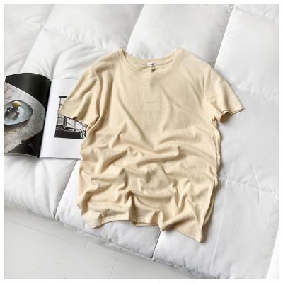 China Wholesale Anti-wrinkle Organic Bamboo T-shirt Eco-friendly Unisex Plain T-Shirts For Men for sale