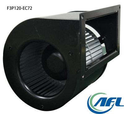 China Hotels AFL 120mm AC 220V EC Fans Forward Centrifugal Speed ​​Control Dual Inlet Blower With Frame for sale