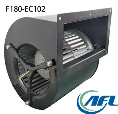 China Hotels AFL 180mm AC 220V EC Fans Forward Centrifugal Speed ​​Control Dual Inlet Blower With Frame for sale